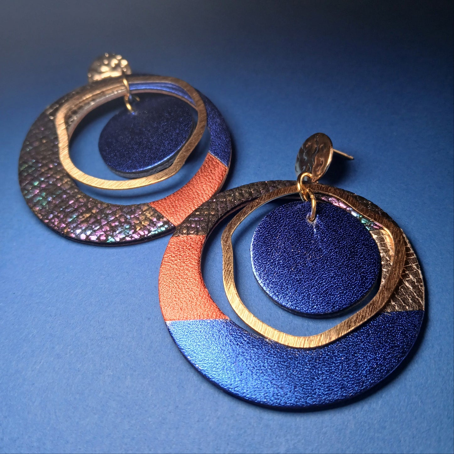 boucles d'oreilles "SIRIUS" multicolore