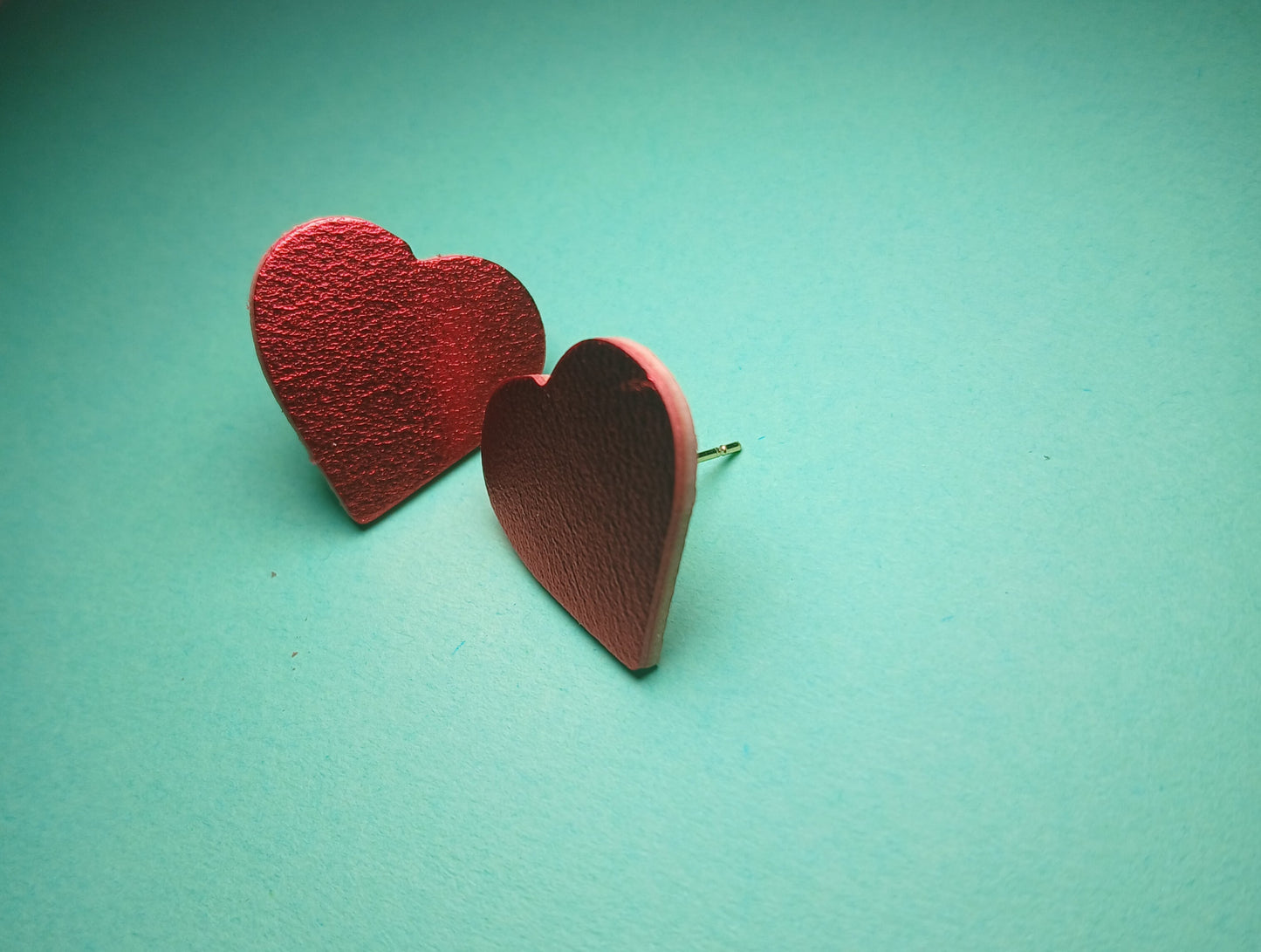 boucles d'oreilles , MINI rouille