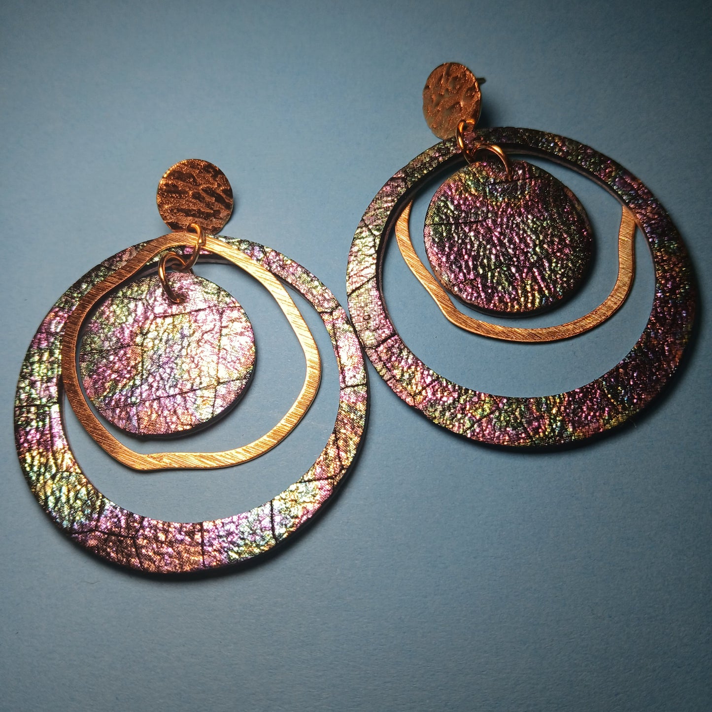 Boucles d'oreilles PLANET multicolore