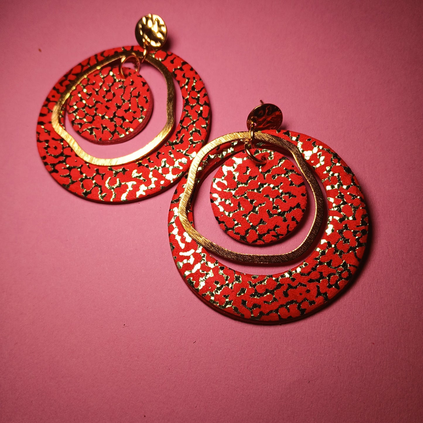 Boucles d'oreilles PLANET multicolore