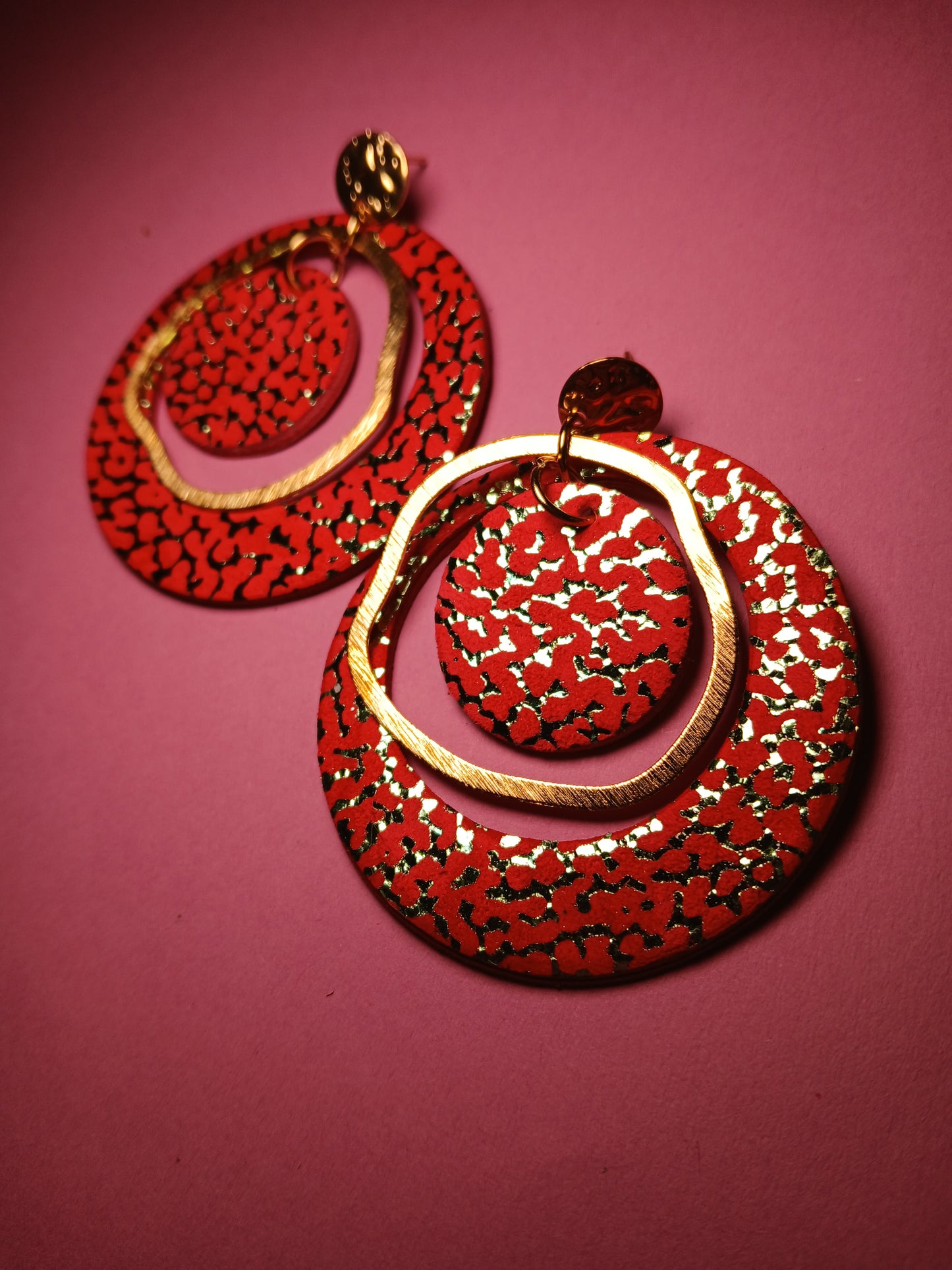 Boucles d'oreilles PLANET multicolore