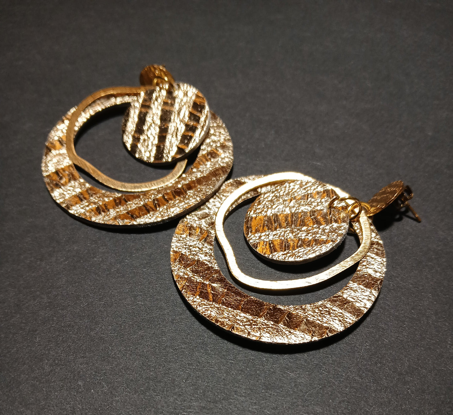 Boucles d'oreilles - PLANET  or