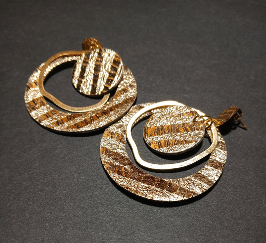 Boucles d'oreilles - PLANET  or