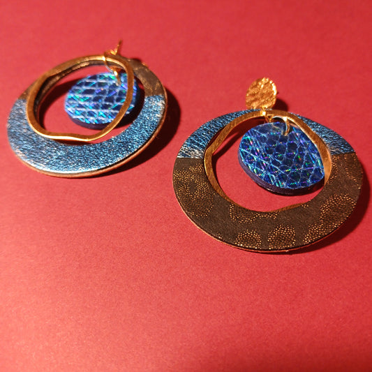 Boucles d'oreilles  PLANET  multicolore