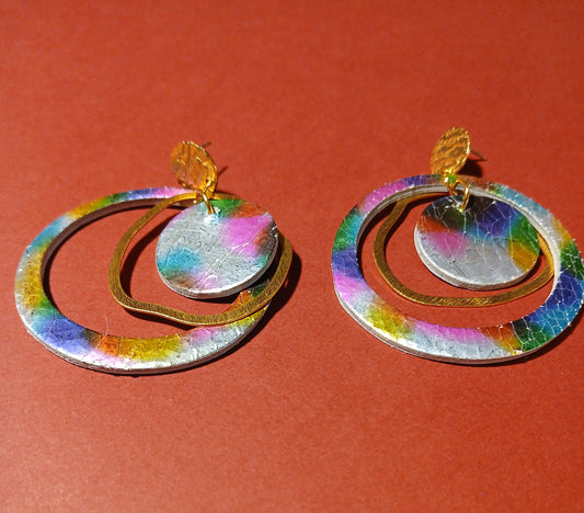 Boucles d'oreilles  PLANET multicolore