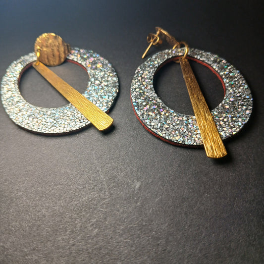 Boucles d'oreilles - ECLIPSE Paillettes