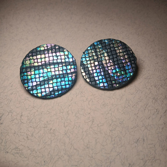 Boucles d'oreilles - DEMI LUNE multicolore