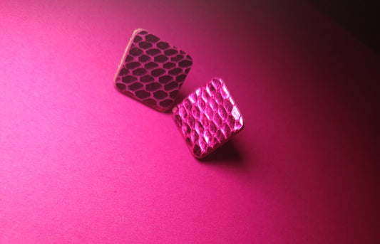 boucles d'oreilles , MINI rose