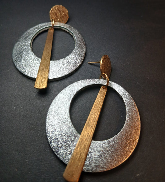Boucles d'oreilles - ECLIPSE argent
