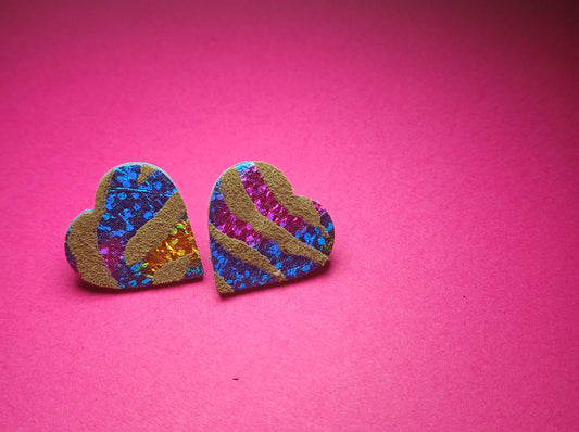 boucles d'oreilles , MINI multicolore