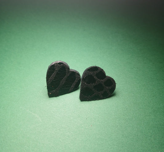 boucles d'oreilles , MINI noir