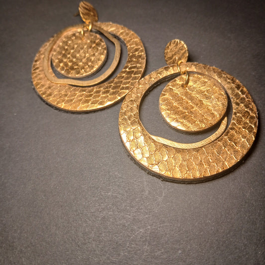 Boucles d'oreilles  PLANET OR