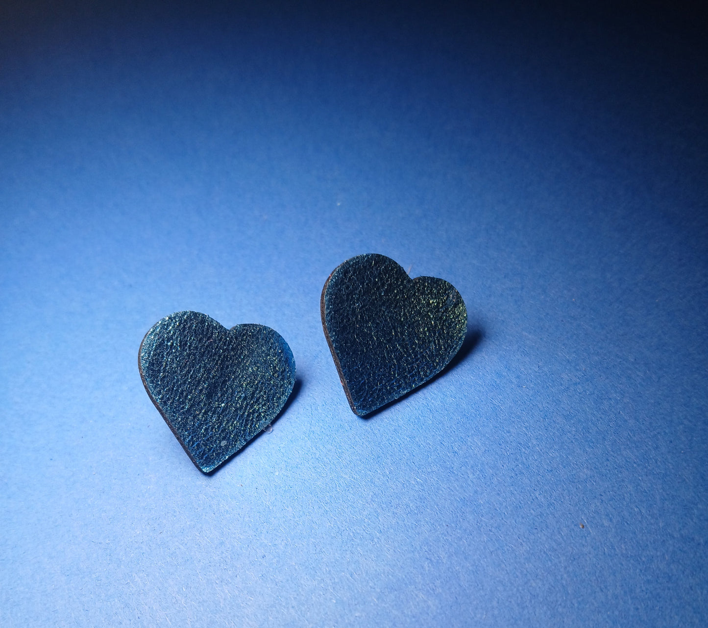 boucles d'oreilles , MINI bleue