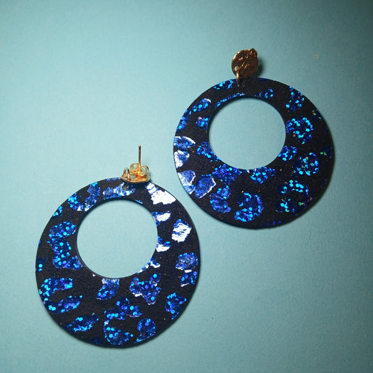 CREOLES modèle bleue léopard