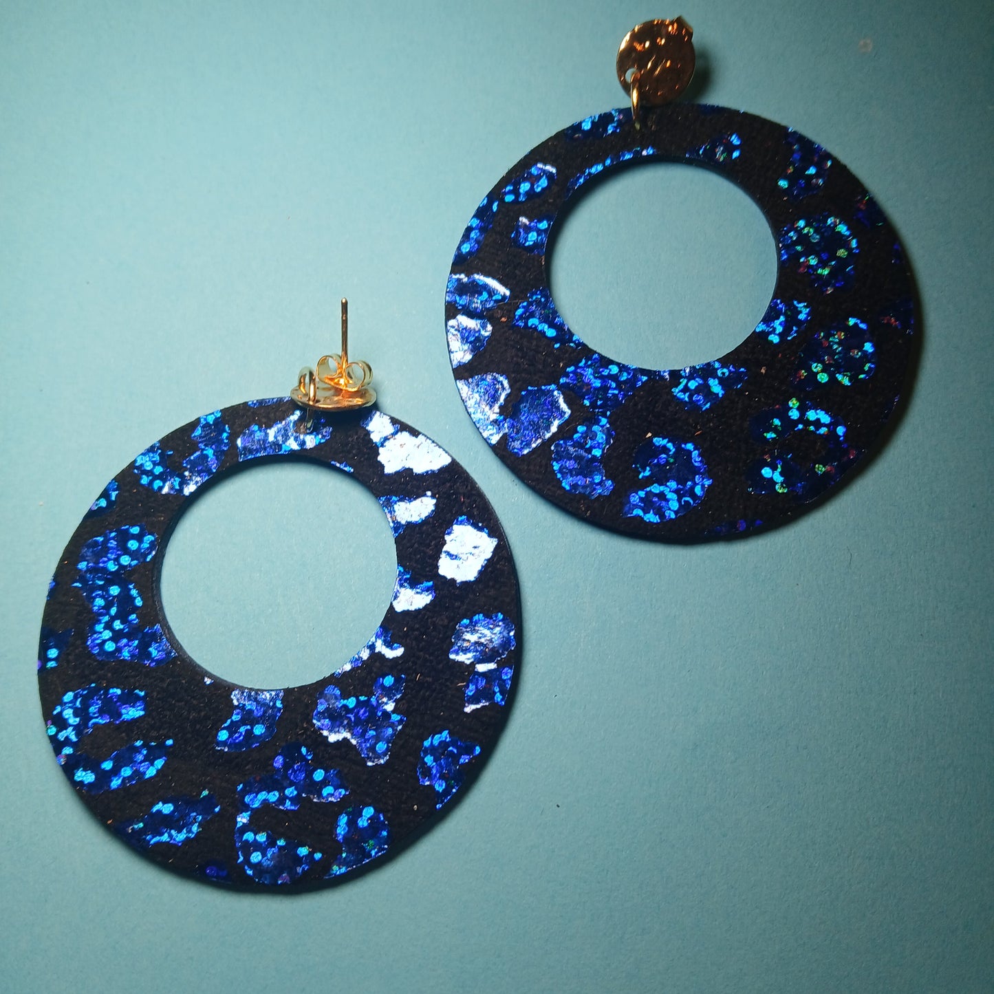 CREOLES modèle bleue léopard