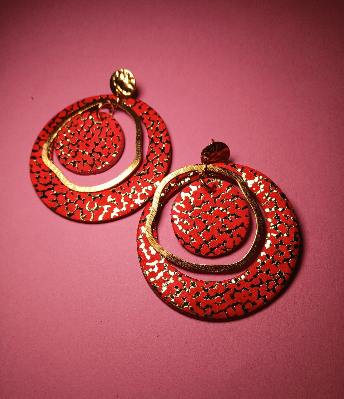 Boucles d'oreilles  PLANET multicolore