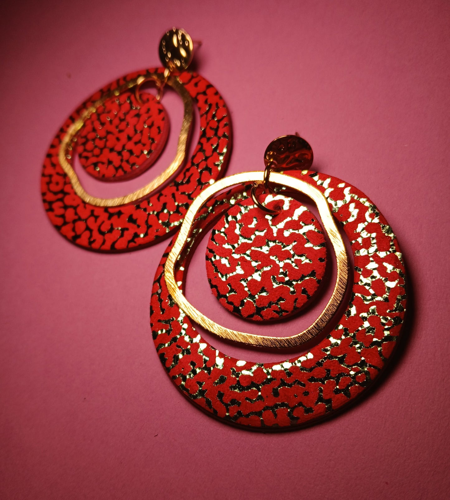 Boucles d'oreilles  PLANET multicolore