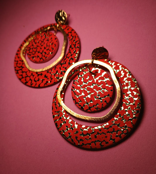 Boucles d'oreilles  PLANET multicolore